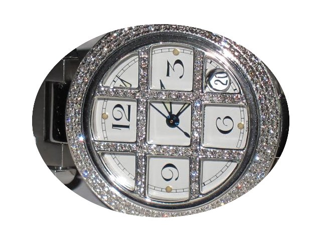 Cartier Pasha Automatic Grill Diamonds...