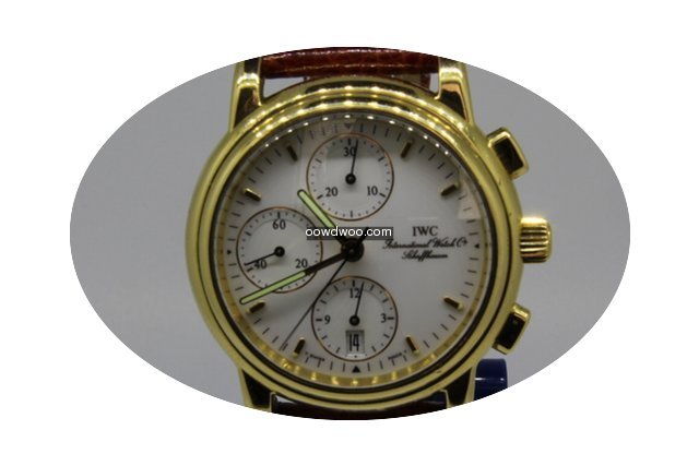 IWC Amalfi Chronograph 18k Gold 3703...
