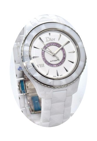 Dior VIII White Ceramic 38mm Automatic C...