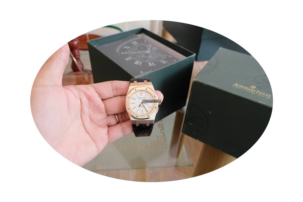 Audemars Piguet royal oak rose gold size...