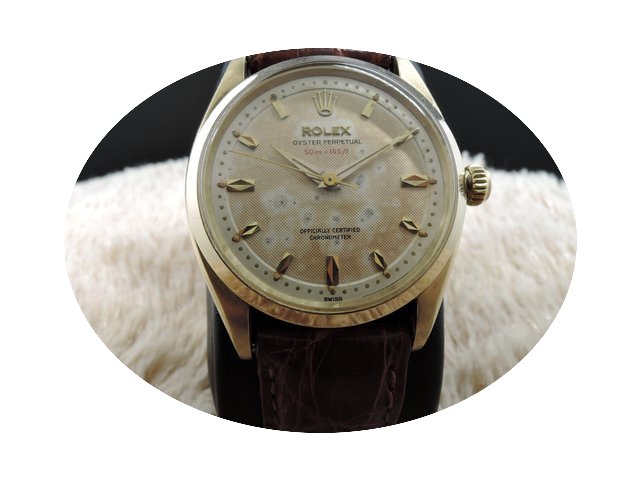 Rolex OYSTER PERPETUAL 6564 14K YG with ...