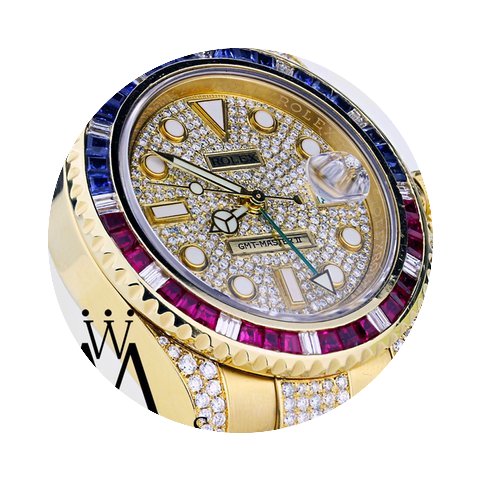 Rolex Gmt Master Ii 116718 18k Yellow Go...