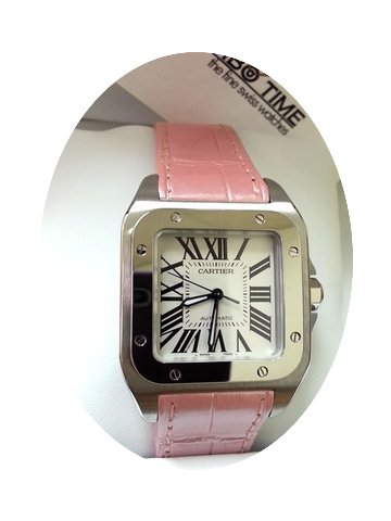 Cartier W20126X8 Santos 100 Medium Size ...