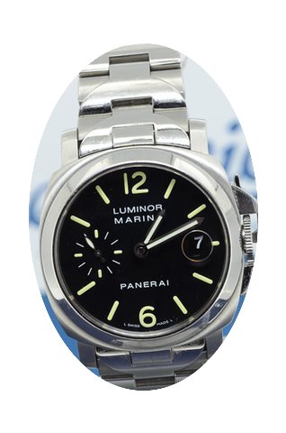Panerai Polished Luminor Marina Steel Au...