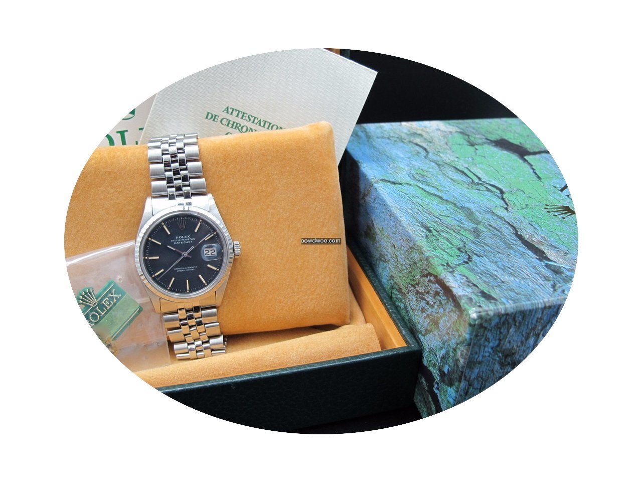 Rolex DATEJUST 1603 SS with Original Mat...