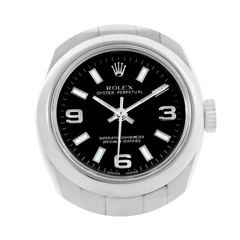 Rolex Oyster Perpetual Nondate Ladies Bl...