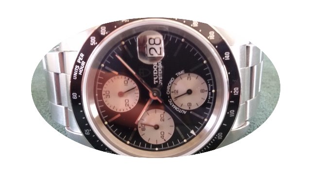 Tudor Black/Rolex vintage New 99%...