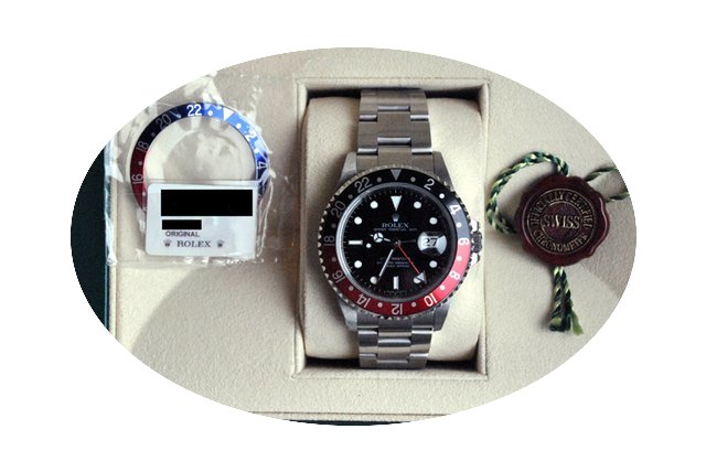 Rolex GMT Master II 16710 RECTANGULAR, P...
