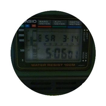 Casio vintage rare digital barometer gre...