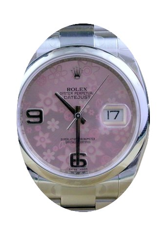 Rolex Datejust 36 116200-PNKFDO Pink Flo...
