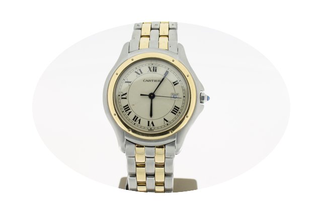 Cartier Cougar Steel/Gold 2 Lines (BOX) ...