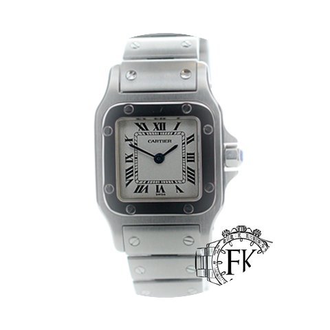 Cartier Santos Galbee Ladies Quartz Stai...