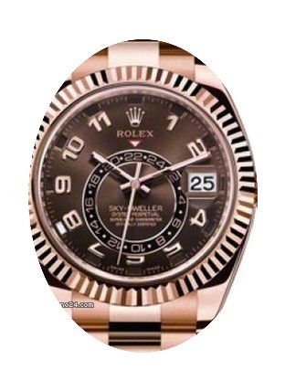 Rolex Sky-Dweller 326935 42mm Everose Ch...