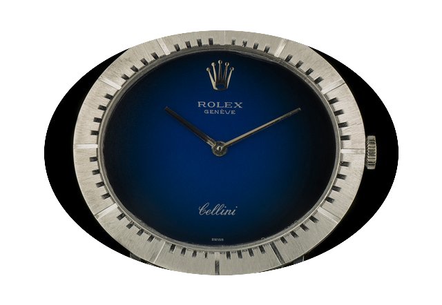 Rolex 18k White Gold Oval Cellini Dress ...