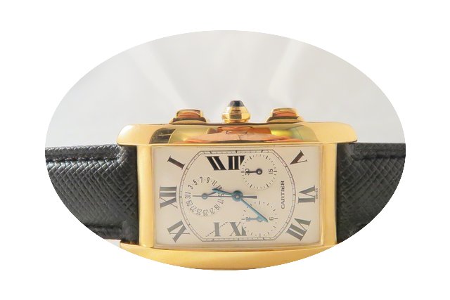 Cartier Tank Américaine Jumbo 18k Yello...