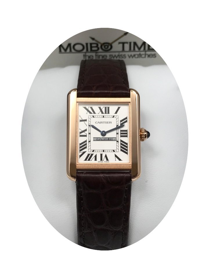 Cartier Tank Solo 18k Rose Gold Small Si...