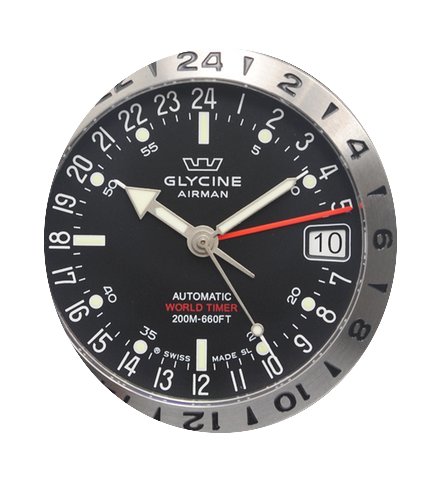 Glycine Airman World Timer...