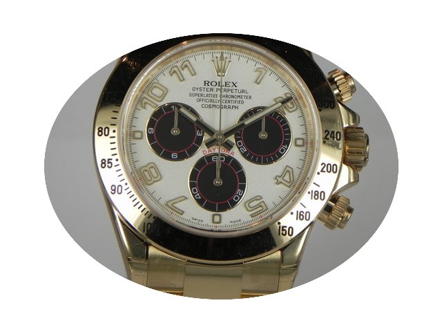 Rolex DAYTONA YELLOW GOLD PANDA DIAL...
