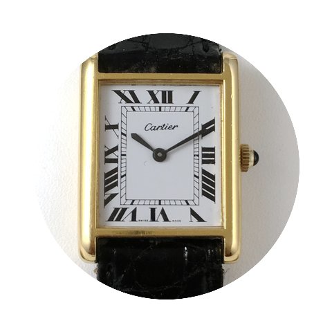 Cartier Vintage Tank Gold Plated Manual ...