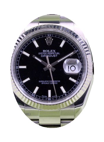 Rolex Datejust 116234 Black Index 36mm 1...