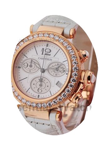 Cartier Pasha 37mm Seatimer Rose Gold Ch...