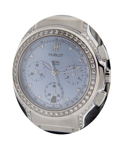 Hublot Steel Elegant Diamond Chronograph...