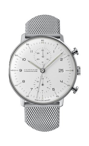Junghans Max Bill Chronoscope Farbe Silb...