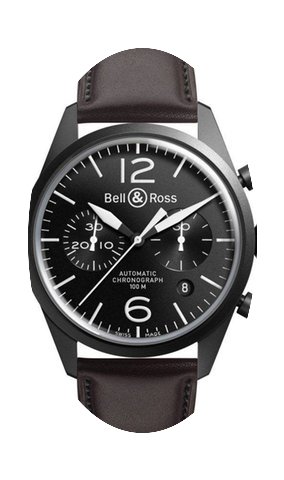 Bell & Ross VINTAGE BR126 CARBON BLA...