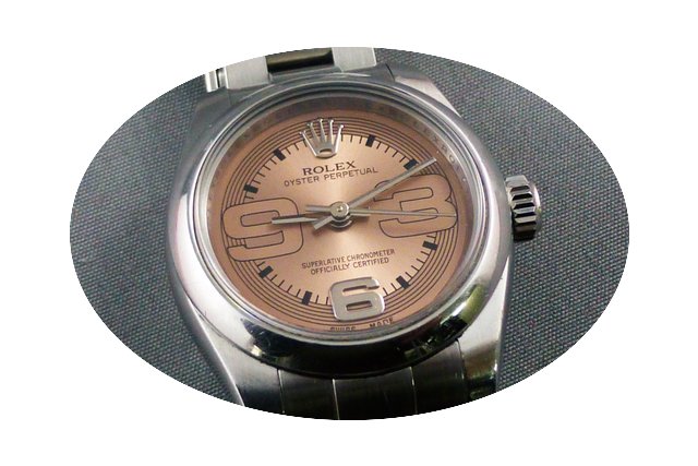 Rolex Oyster Perpetual Salmon/ Pink dial...