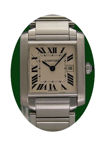 Cartier Tank Francaise Medium Stainless ...