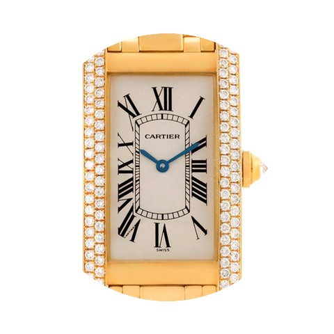 Cartier Tank Americaine Midsize 18k Yell...