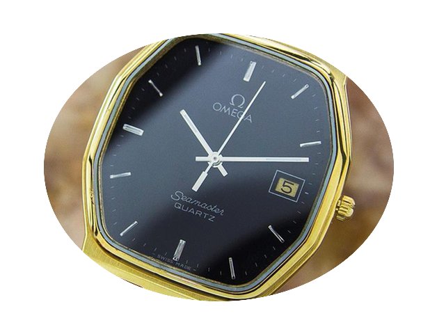 Omega Seamaster Gold Plated Precision Qu...