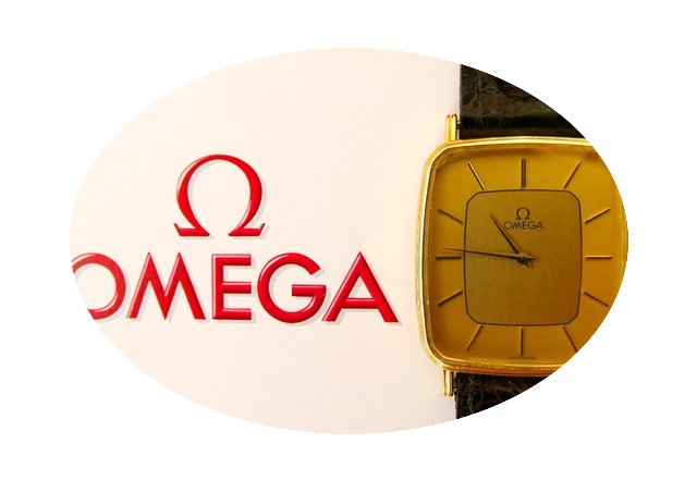 Omega Gelb Gold 14K 585 Vintage Elegante...