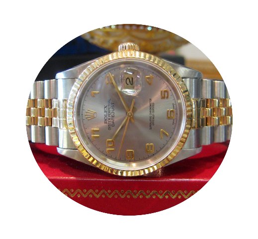 Rolex Oyster Perpetual Datejust Two Tone...