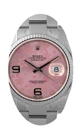 Rolex Datejust pink flowers 116234...