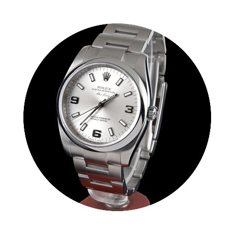 Rolex air-king steel...