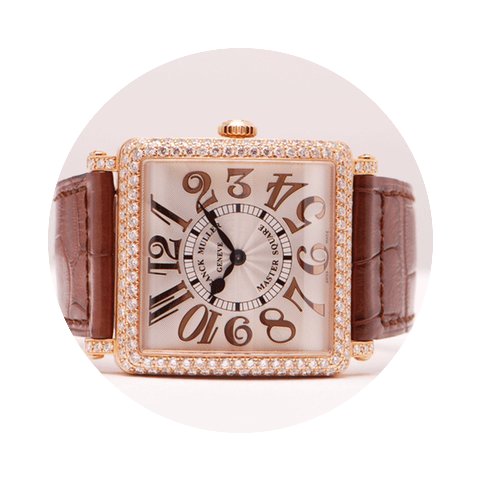 Franck Muller Master Square Rose Gold Di...