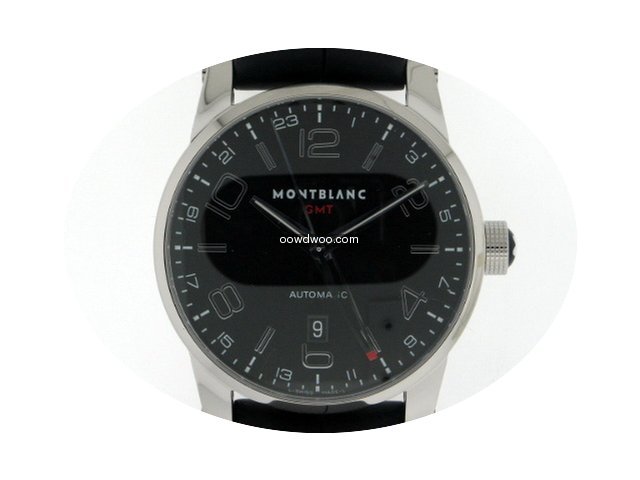 Montblanc Timewalker GMT Black Dial 3606...