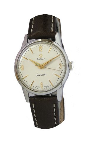 Omega Seamster große vintage Herrenuhr ...