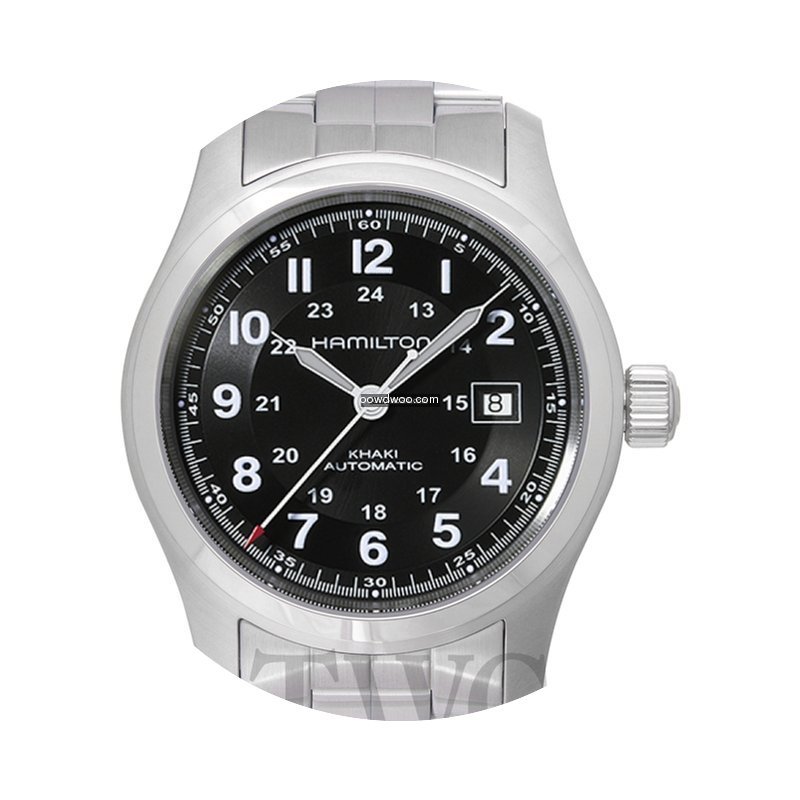 Hamilton Khaki Field Auto 42mm Black Ste...