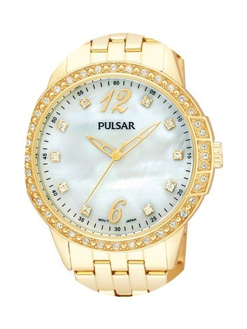 Pulsar PH8052X9 Damenuhr gold mit Strass...