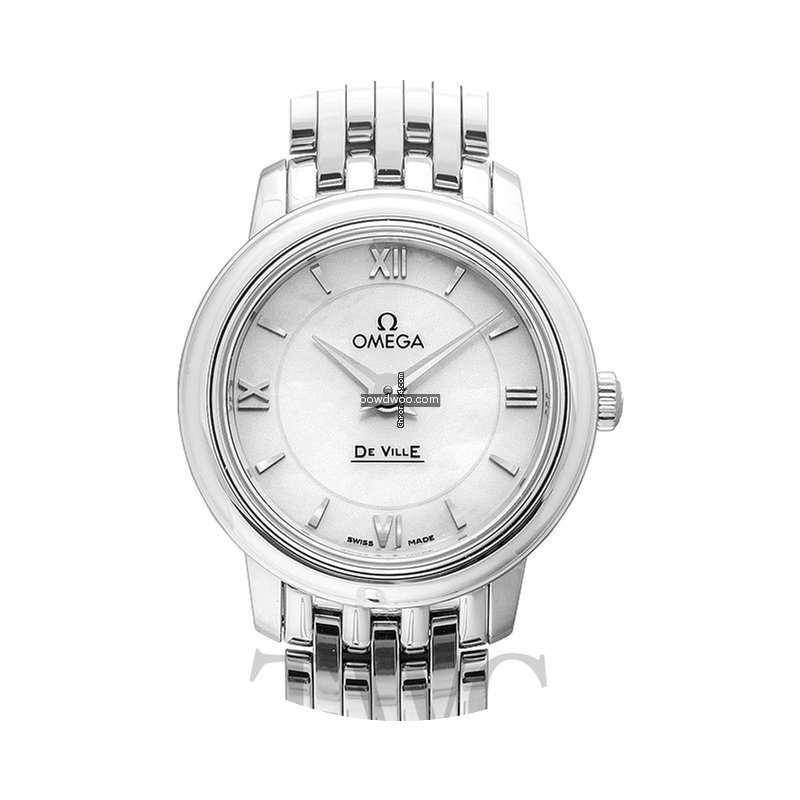 Omega De Ville Prestige Quartz White MOP...
