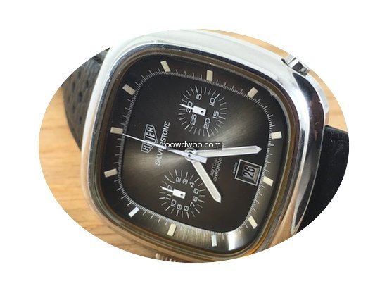 Heuer Silverstone Fume Chronograph Calib...