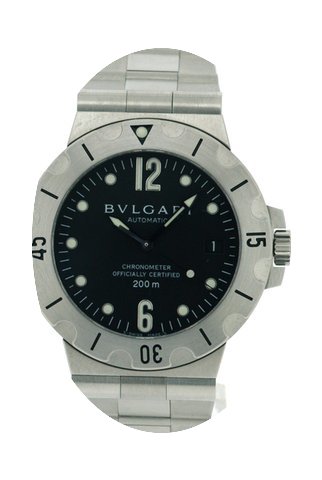Bulgari Steel Diagono Scuba Diver Date...