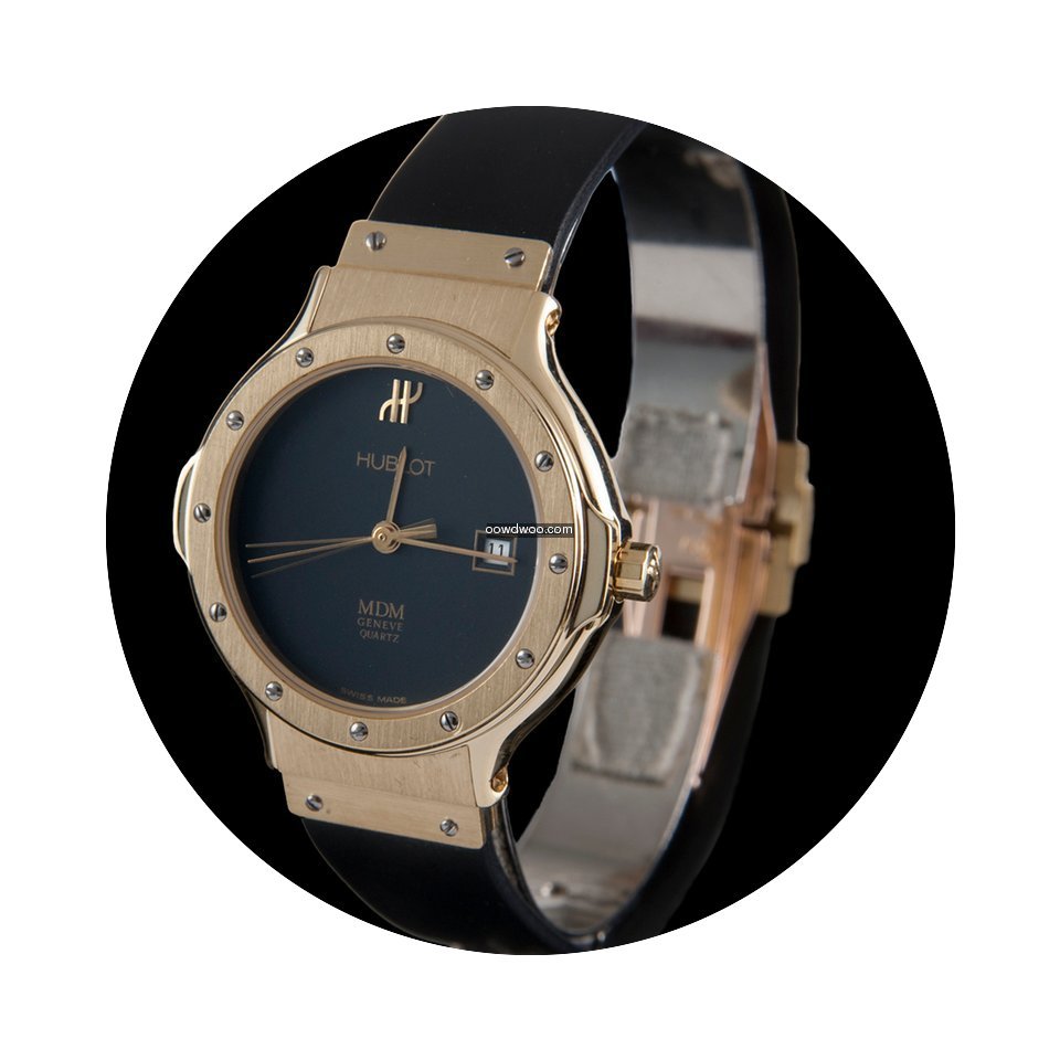 Hublot classic yellow gold lady size...