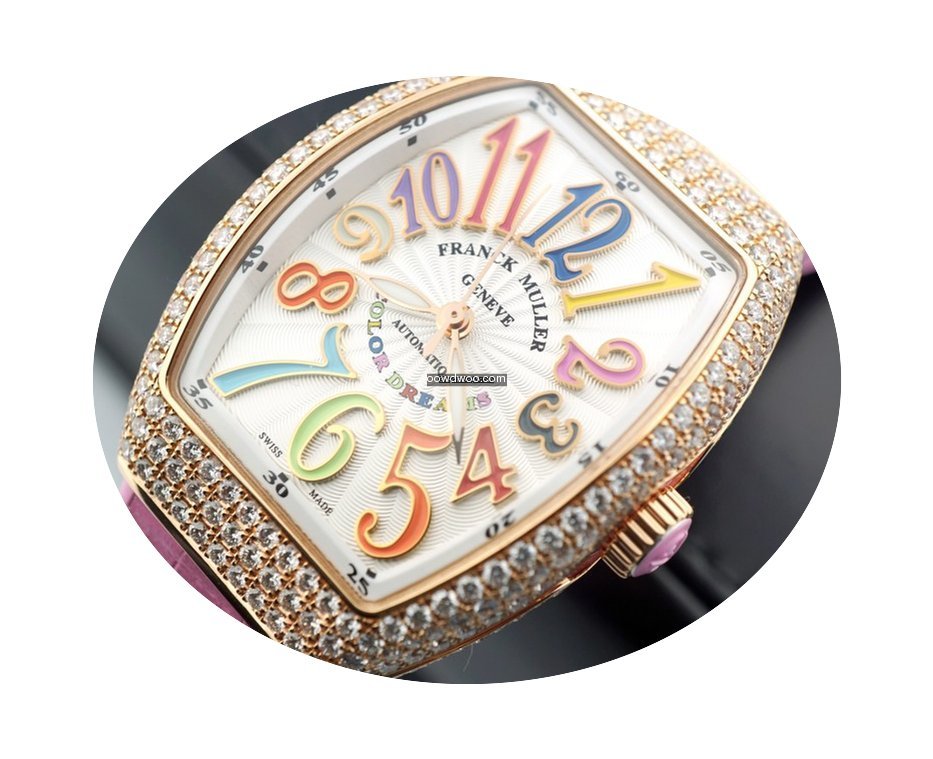 Franck Muller Vanguard Rose Gold Diamods...