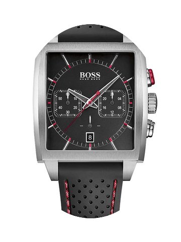 Hugo Boss 1513356 HB-1005 4-eckiger Chro...