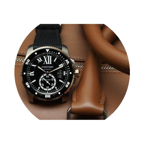 Cartier [NEW] Calibre de Cartier Blk Dia...