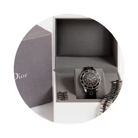 Dior Christal CD11311 Box & 2 straps...