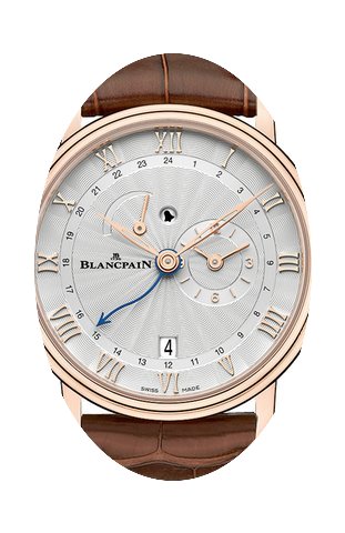 Blancpain Villeret Reveil GMT Stamped Fl...